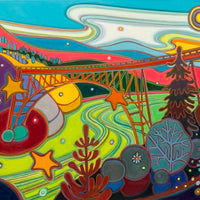 Bridge Across Fraser River by Darlene Kulig