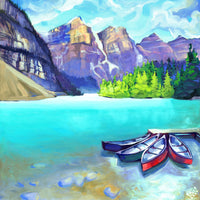 Kat Wright Mountain Vistas - Flight of 3 Mini Puzzles