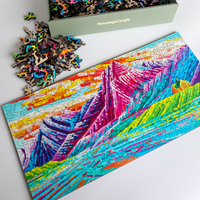 Prismatic Peaks (Waterton Lakes) by Ruolin Shi