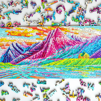 Prismatic Peaks (Waterton Lakes) by Ruolin Shi