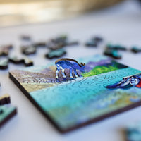 Rock Flour Blue by Kat Wright