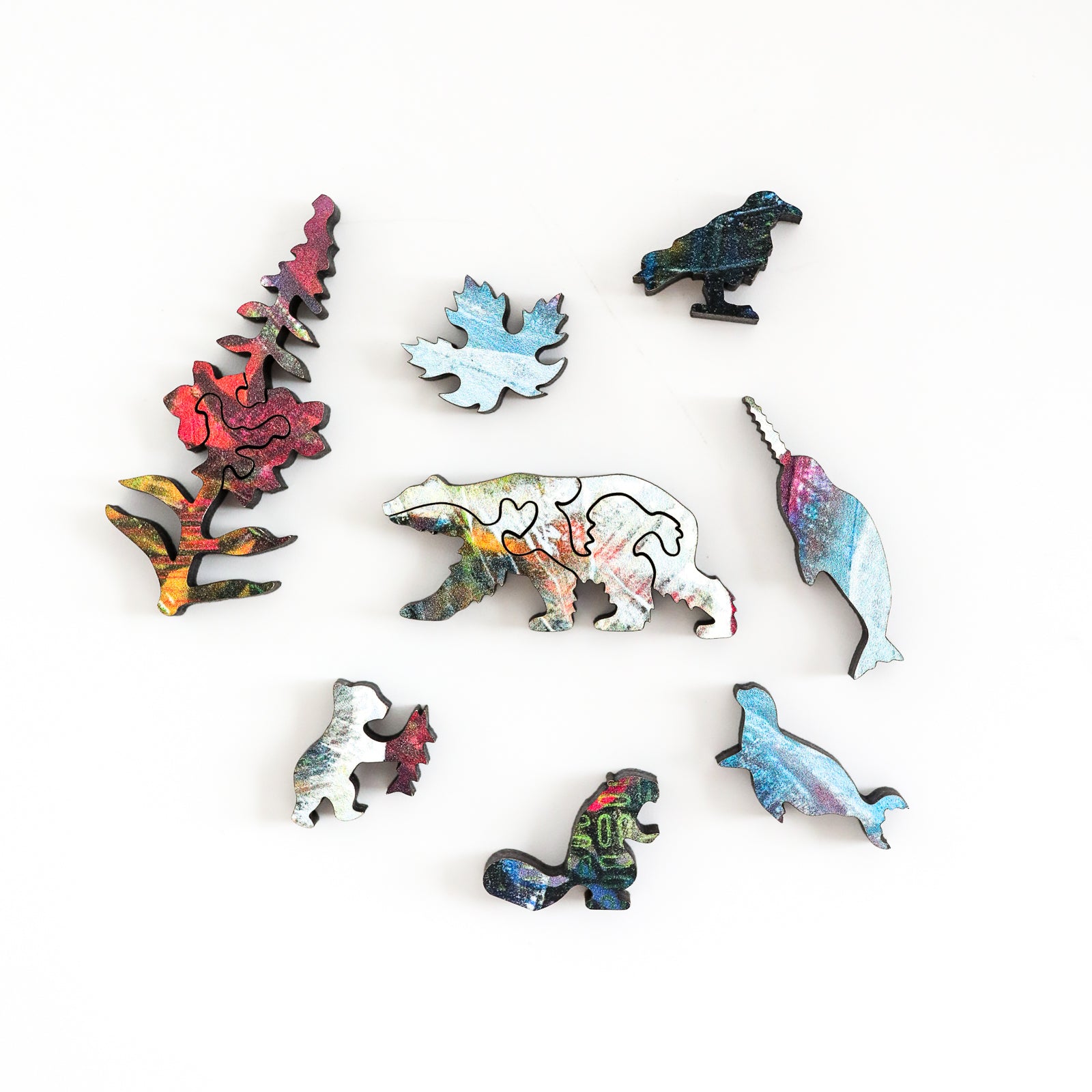 Canadian Wildlife - Flight of Mini Puzzles Vol. 3 – StumpCraft