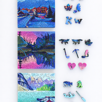 Kat Wright Mountain Vistas - Flight of 3 Mini Puzzles