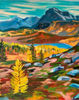 Calgary Artist Mountain Vistas - Flight of 3 Mini Puzzles | StumpCraft Wood Puzzles