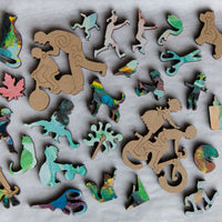 Treerific by Lukas Robillard, puzzle whimsies (detail)