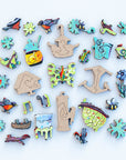 Birds & Bees StumpCraft Wooden Puzzle Whimsies