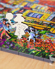 Shiny Streets Wood Jigsaw Puzzle