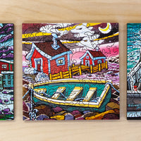 Reilly Fitzgerald - Flight of 3 Mini beautiful wooden Puzzles