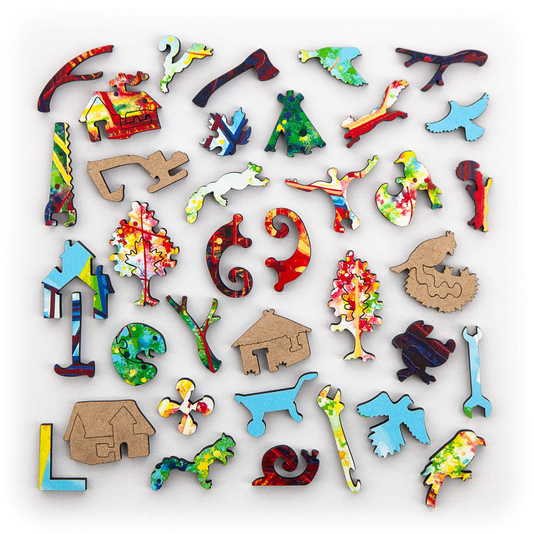 Urban Treehouse Wooden Puzzle - Whimsies