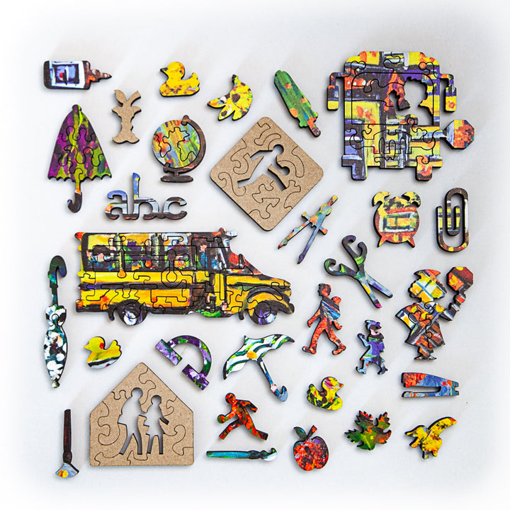 Shiny Streets Wooden Canadian Puzzles