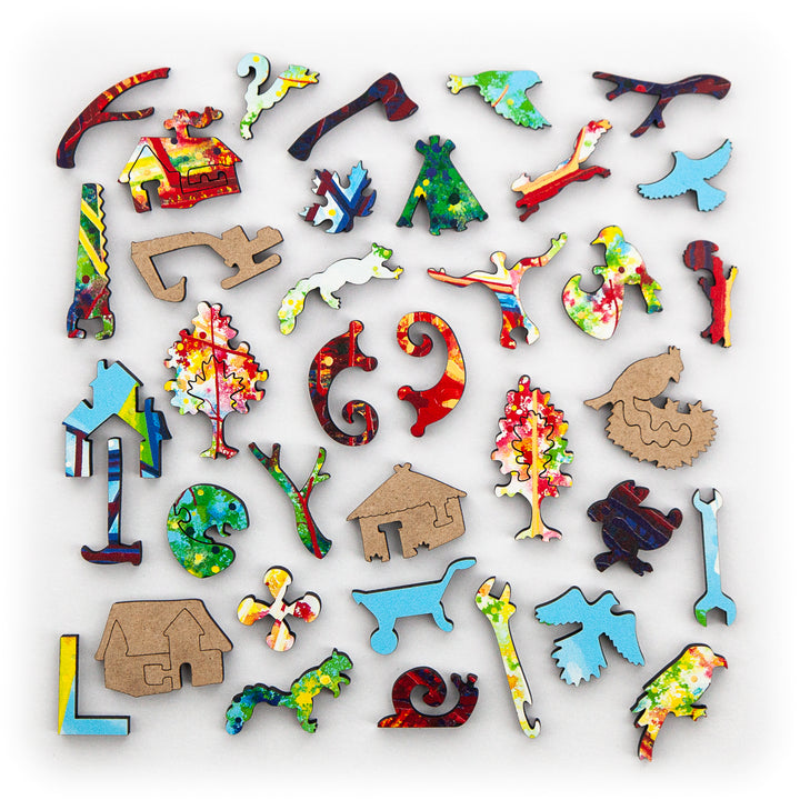Urban Treehouse Wooden Puzzles for Adults