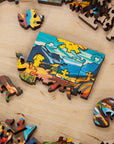 Wooden Puzzle Featuring a WhimWham 