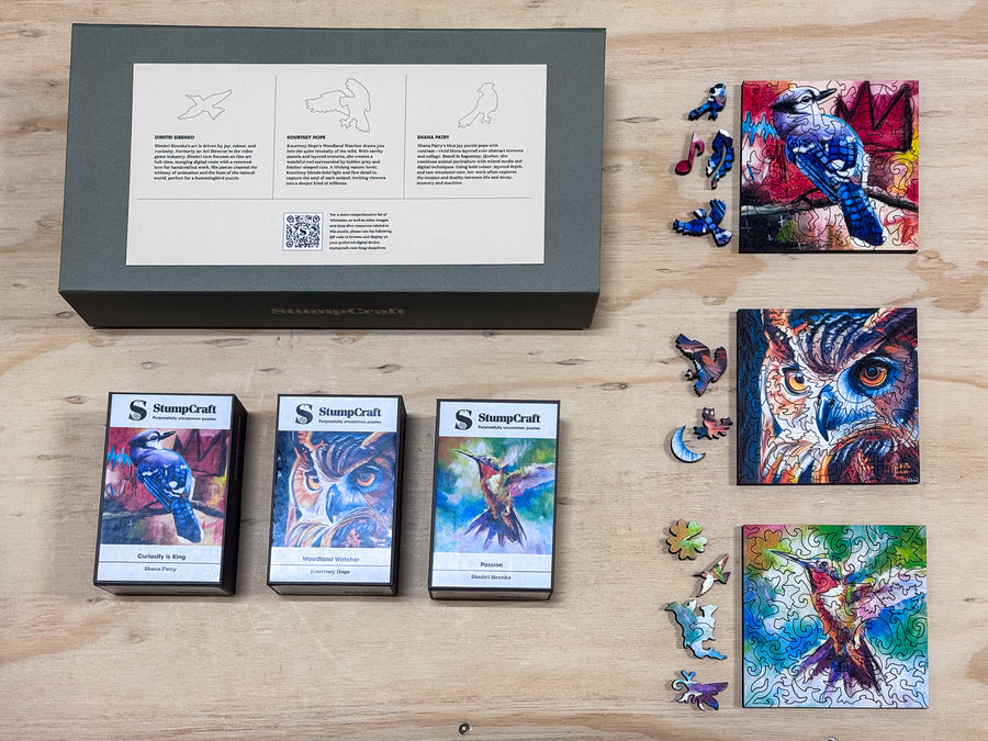 Canadian Wildlife - Flight of Mini Puzzles Vol. 2