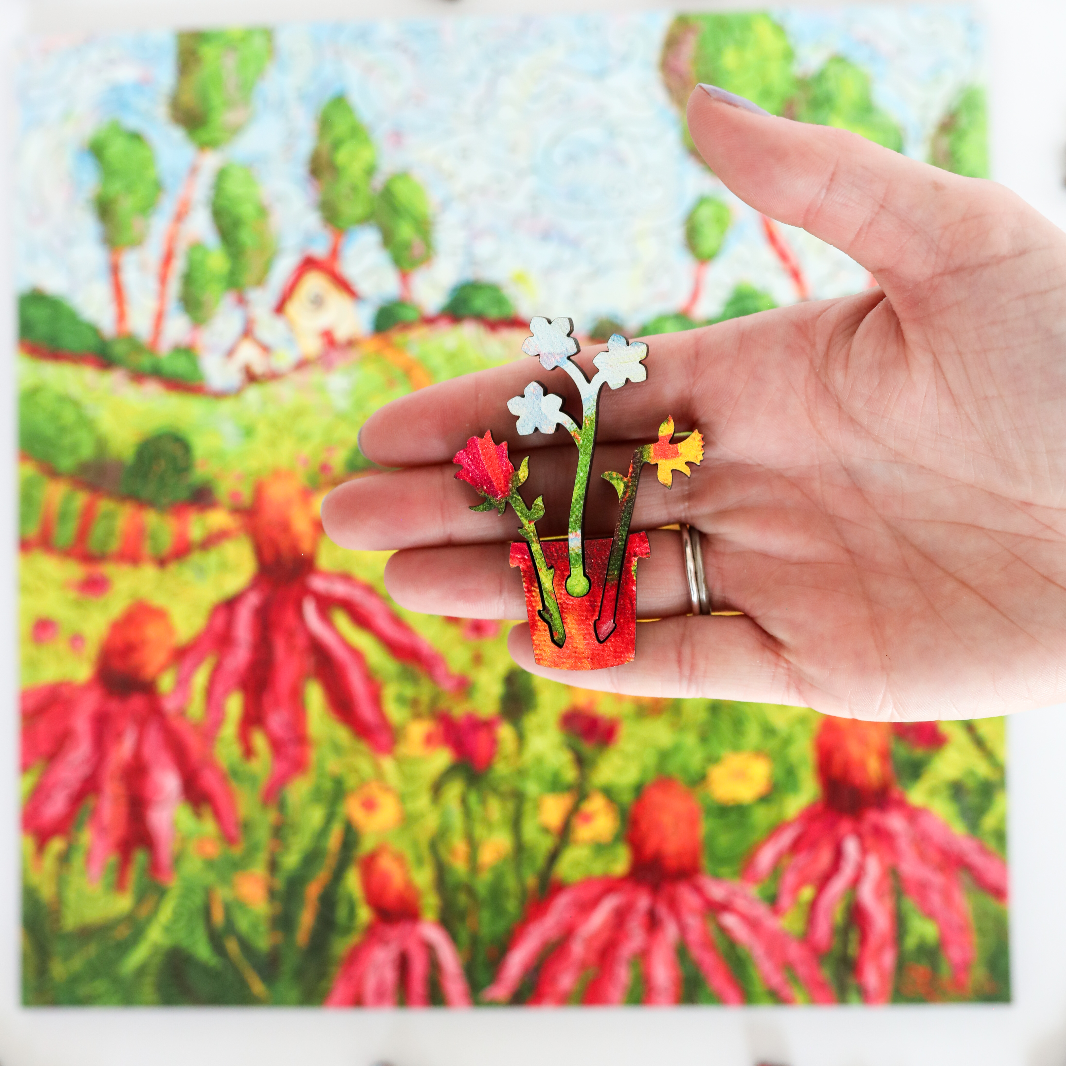 Something Good Waits by Cindy Revell | StumpCraft Wooden Puzzle
