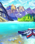 Kat Wright Mountain Vistas - Flight of 3 Mini Puzzles