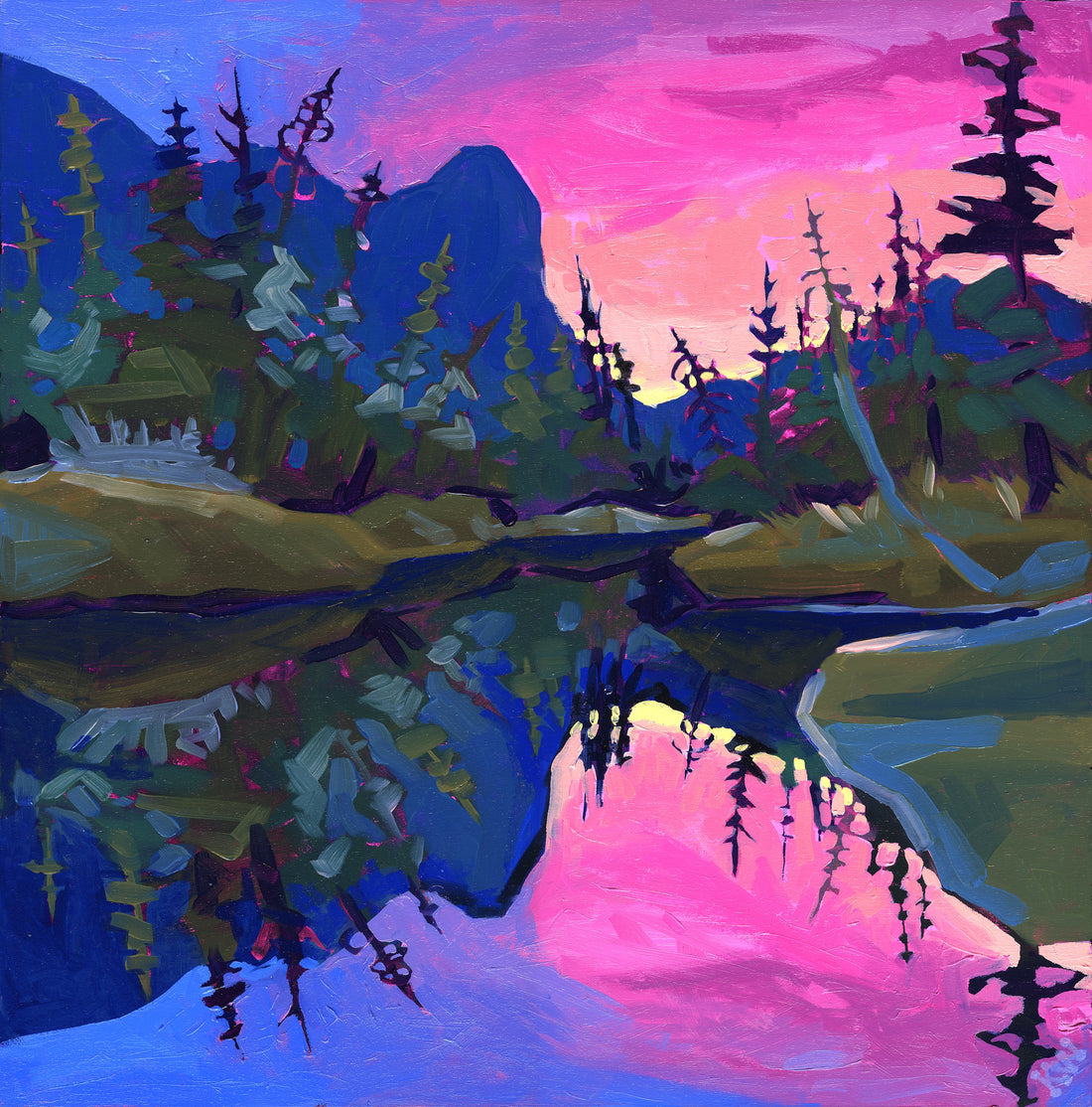 Kat Wright Mountain Vistas - Flight of 3 Mini Puzzles