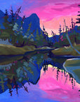 Kat Wright Mountain Vistas - Flight of 3 Mini Puzzles