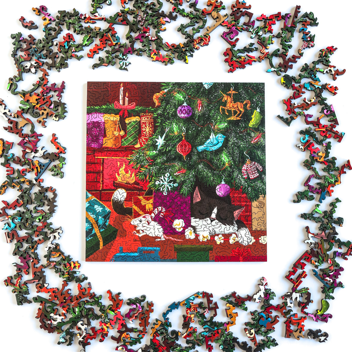 Lyndsay Riddle Midnight Snacks by Lyndsay Wasko | StumpCraft Wooden Puzzle