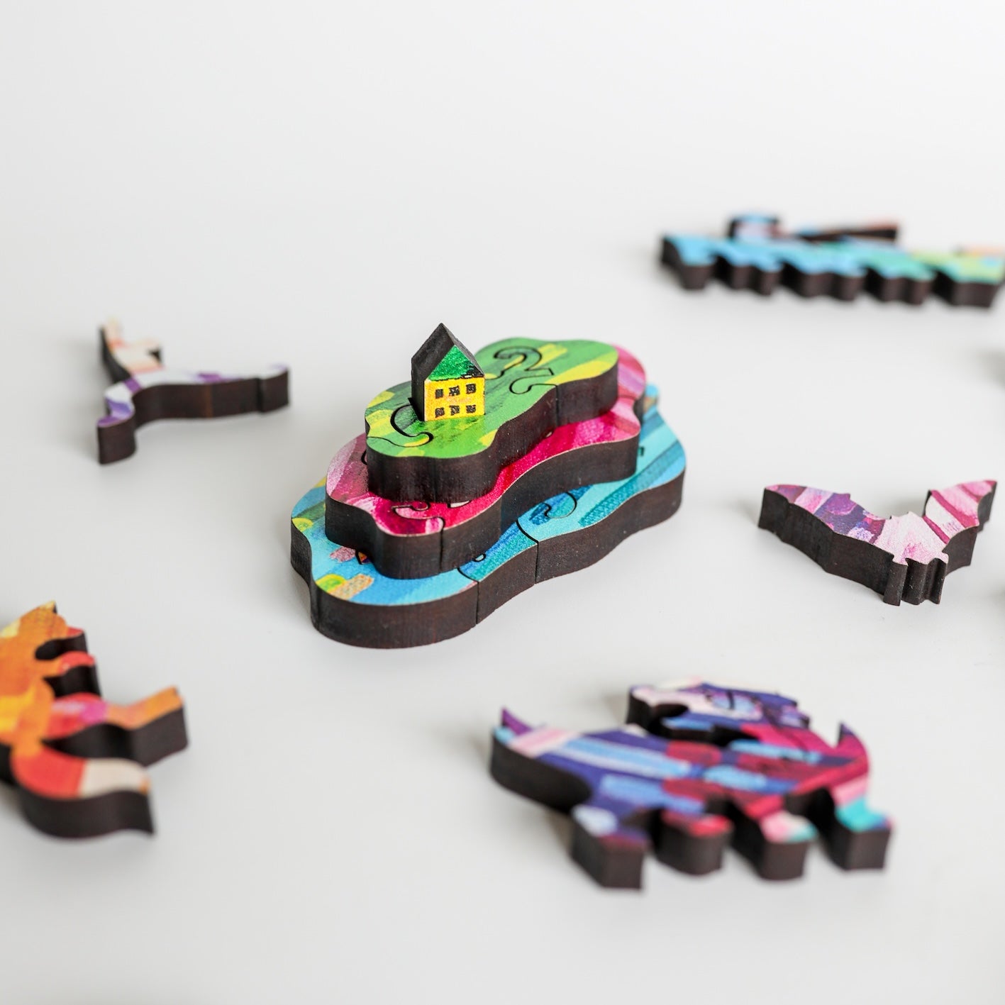 Prismatic Peaks (Waterton Lakes) by Ruolin Shi | StumpCraft Wooden
