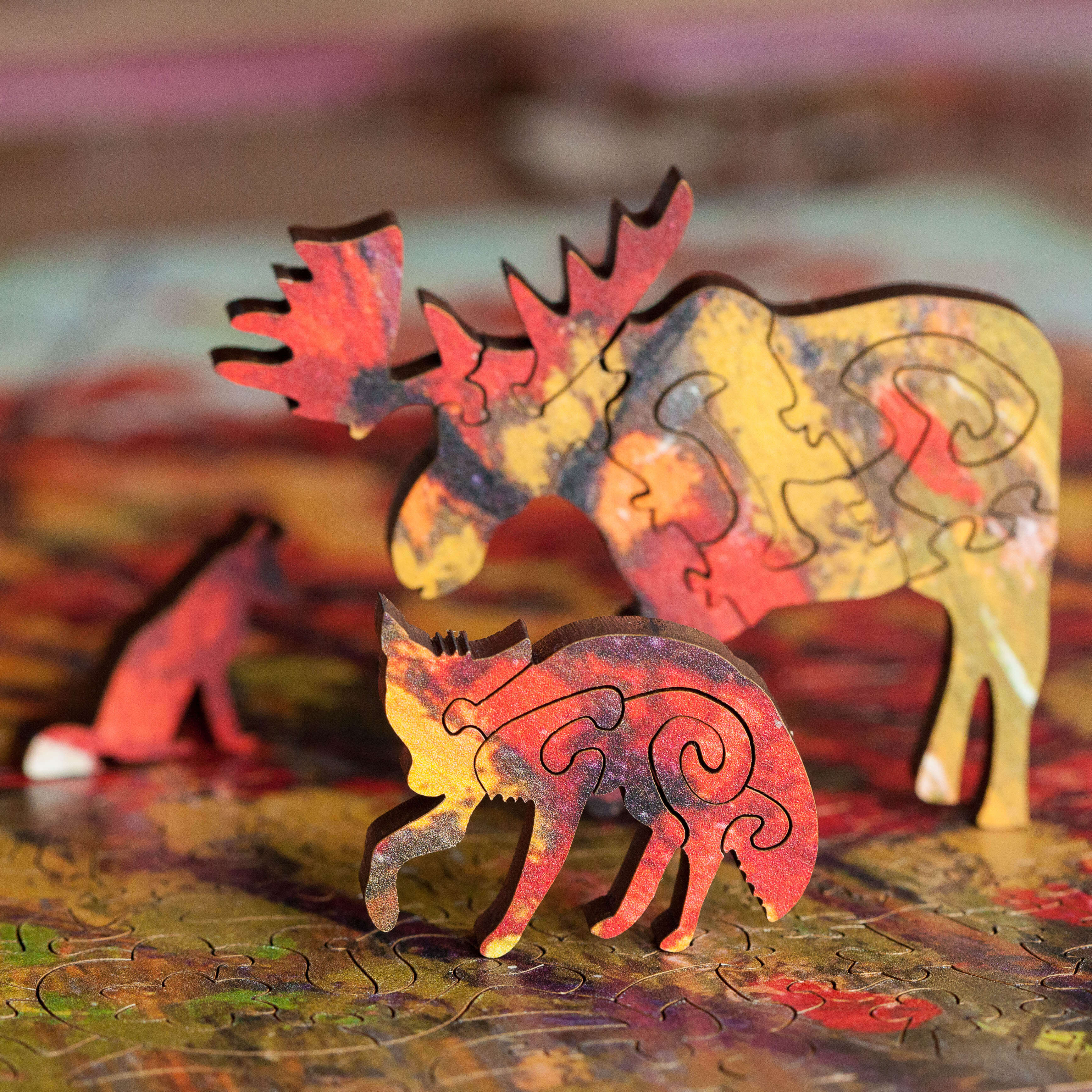 Soft Maple in Autumn by Tom Thomson | StumpCraft Wood Puzzle