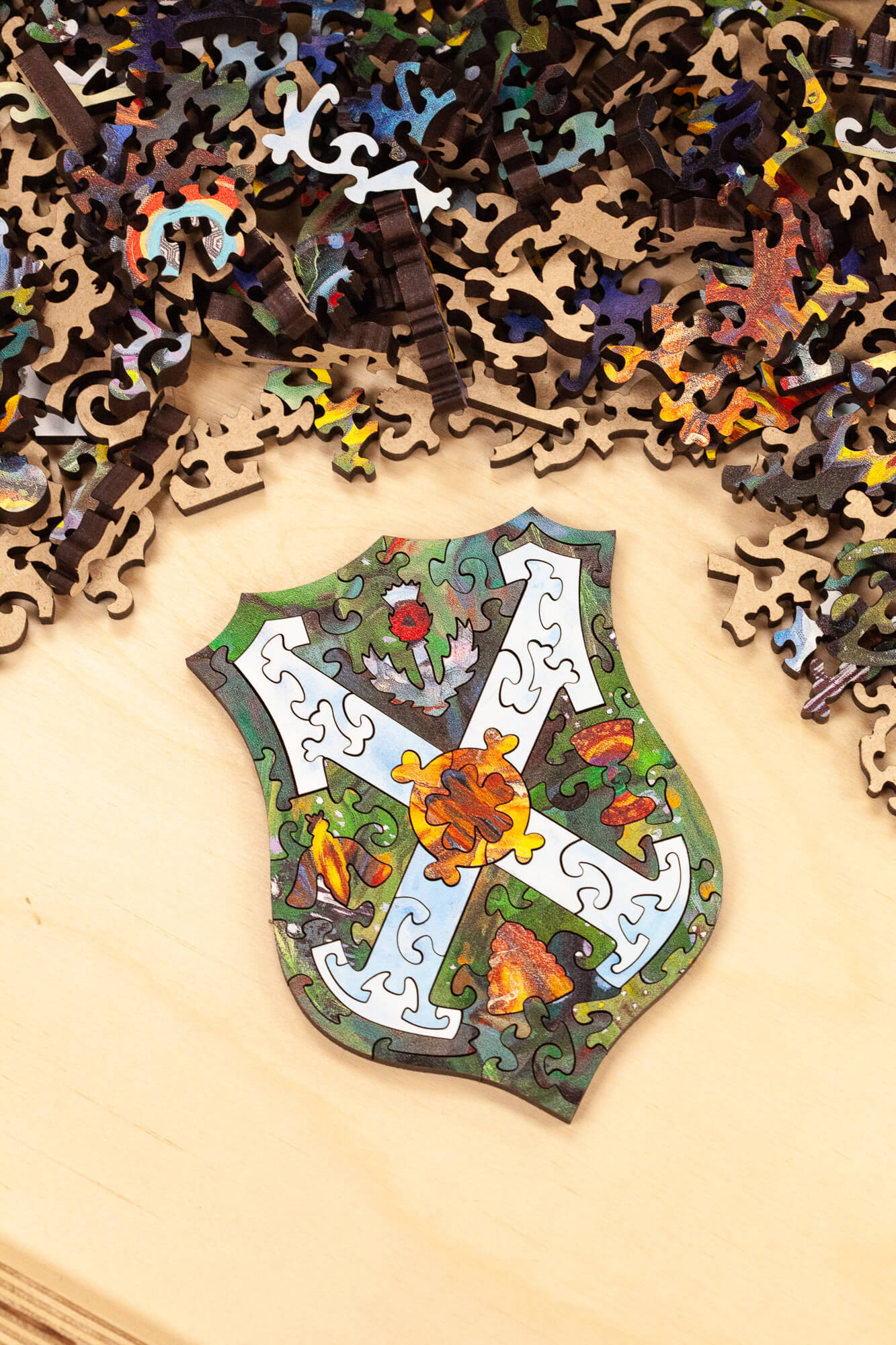 Kari Lehr wooden artful puzzle