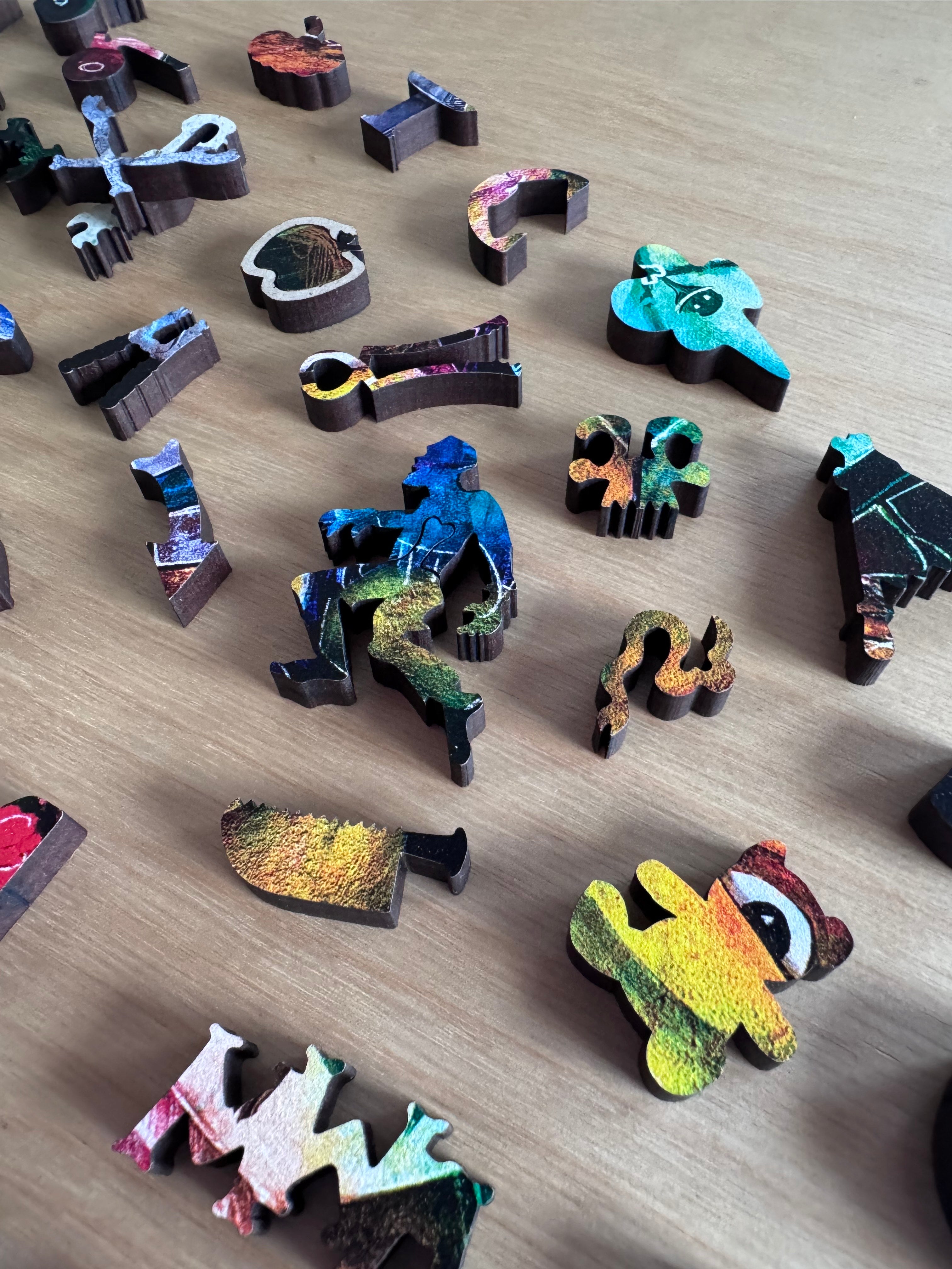 Monsterpiece Mashup by Jason Panda | StumpCraft Wooden Jigsaw Puzzle