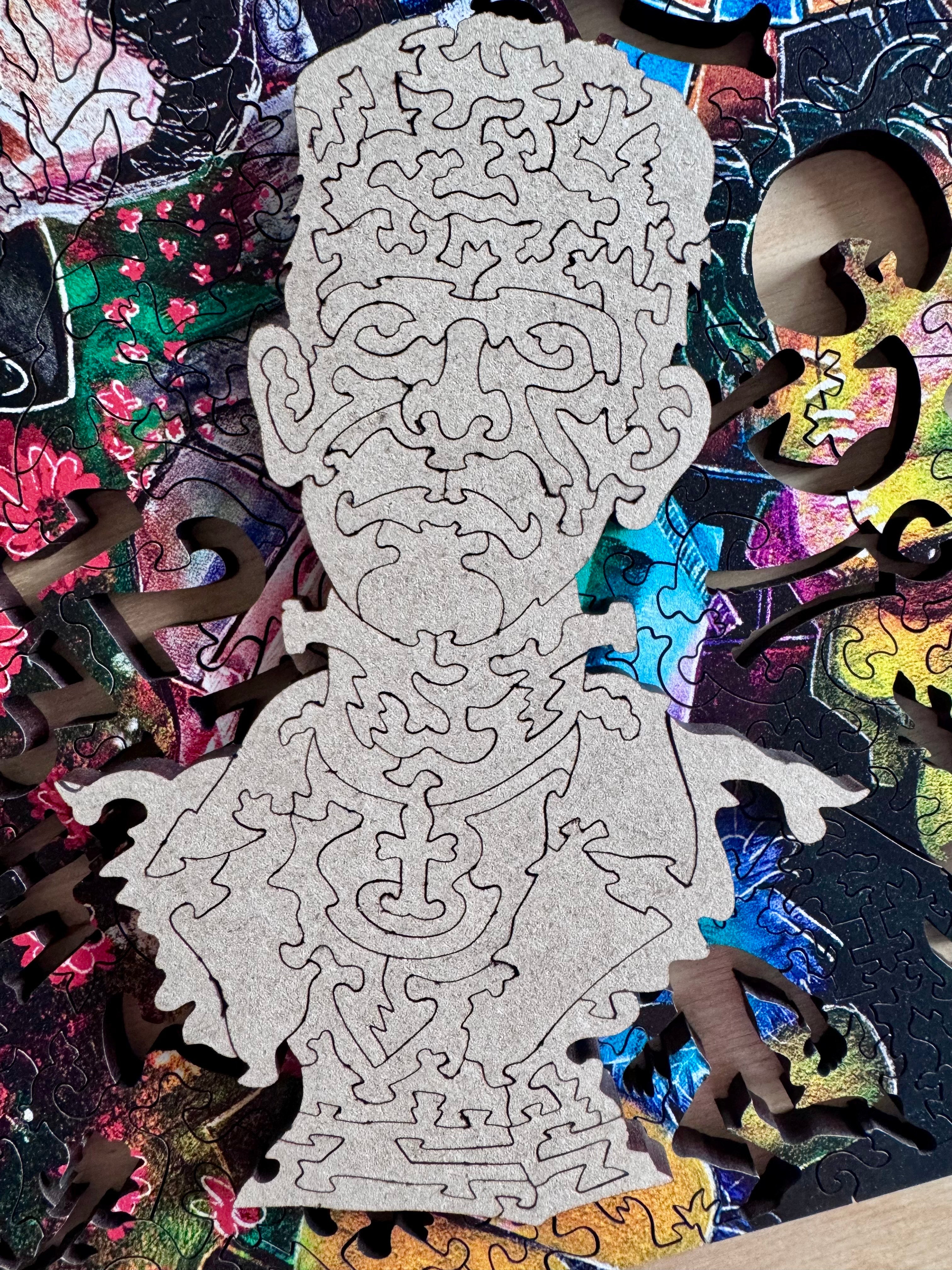 Monsterpiece Mashup by Jason Panda | StumpCraft Wooden Jigsaw Puzzle
