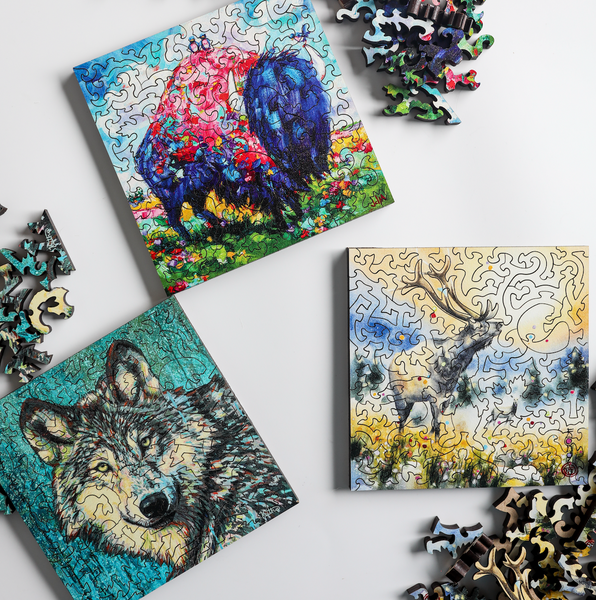 Canadian Wildlife - Flight of Mini Puzzles Vol. 1 – StumpCraft