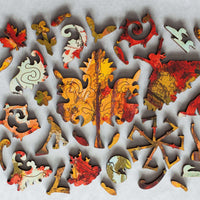 Tom Thomson - Soft Maple in Autumn Jigsaw Puzzle Whimsies