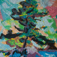 Treerific by Lukas Robillard, Wooden Jigsaw Puzzle