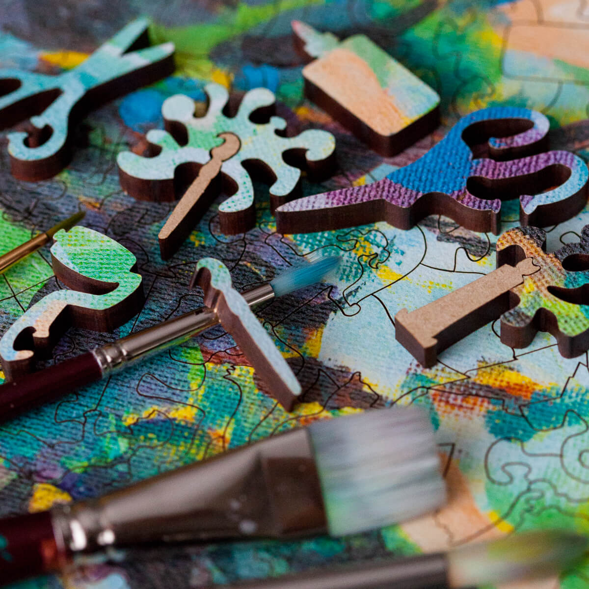 Treerific by Lukas Robillard, puzzle whimsies (art supplies)