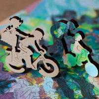 Treerific by Lukas Robillard, puzzle whimsies (bikes)