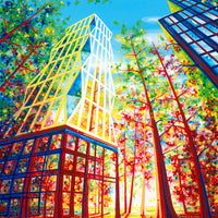 Urban Treehouse by Amy Shackleton Wooden Jigsaw Puzzle