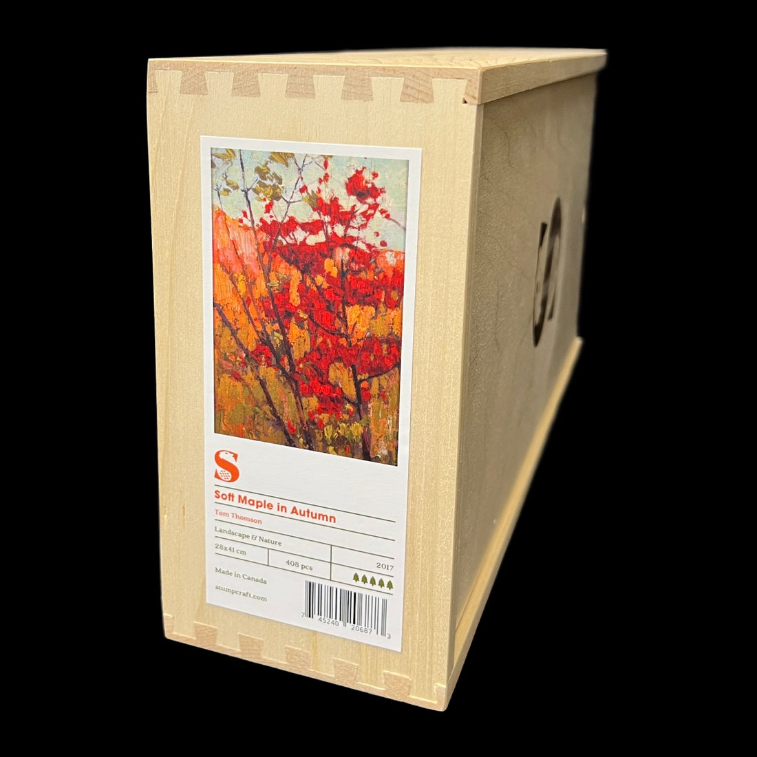 Soft Maple in Autumn by Tom Thomson - Heirloom Wood Box