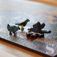 A Different Glory StumpCraft Wooden Jigsaw Puzzle - Bird Whimsies