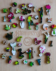 Bursting Blooms StumpCraft Wooden Puzzle Whimsies