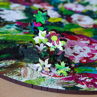 Bursting Blooms StumpCraft Wooden Jigsaw Puzzle  
