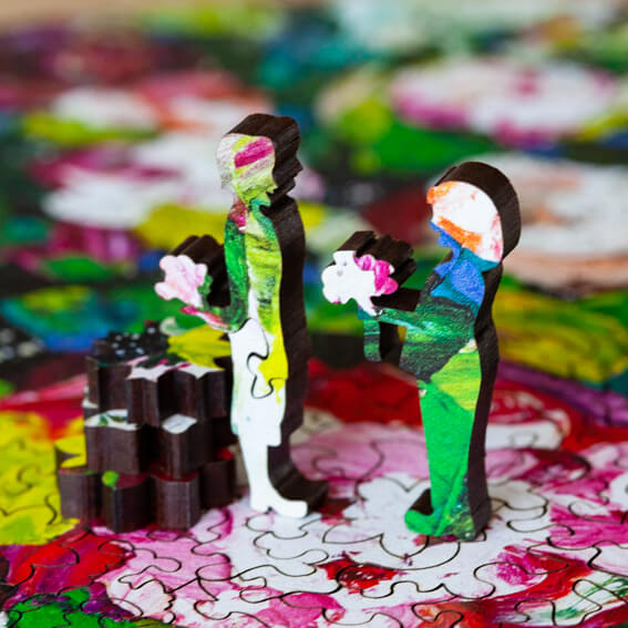 Bursting Blooms by Melissa McKinnon | StumpCraft Wood Puzzle