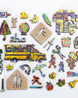 Shiny Streets Wooden Puzzle Whimsies