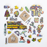 Shiny Streets Wooden Puzzle Whimsies