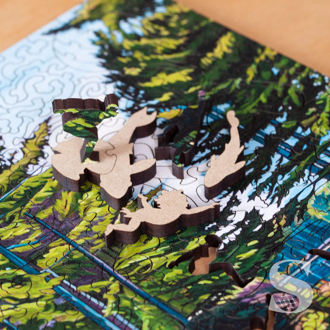 25 Year Journey StumpCraft Puzzle - Whimsical diver