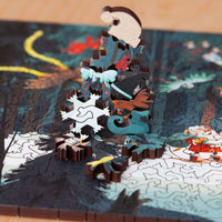 Happy Holiday Wooden Puzzle