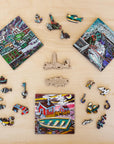 Reilly Fitzgerald - Flight of 3 Mini beautiful wooden Puzzles