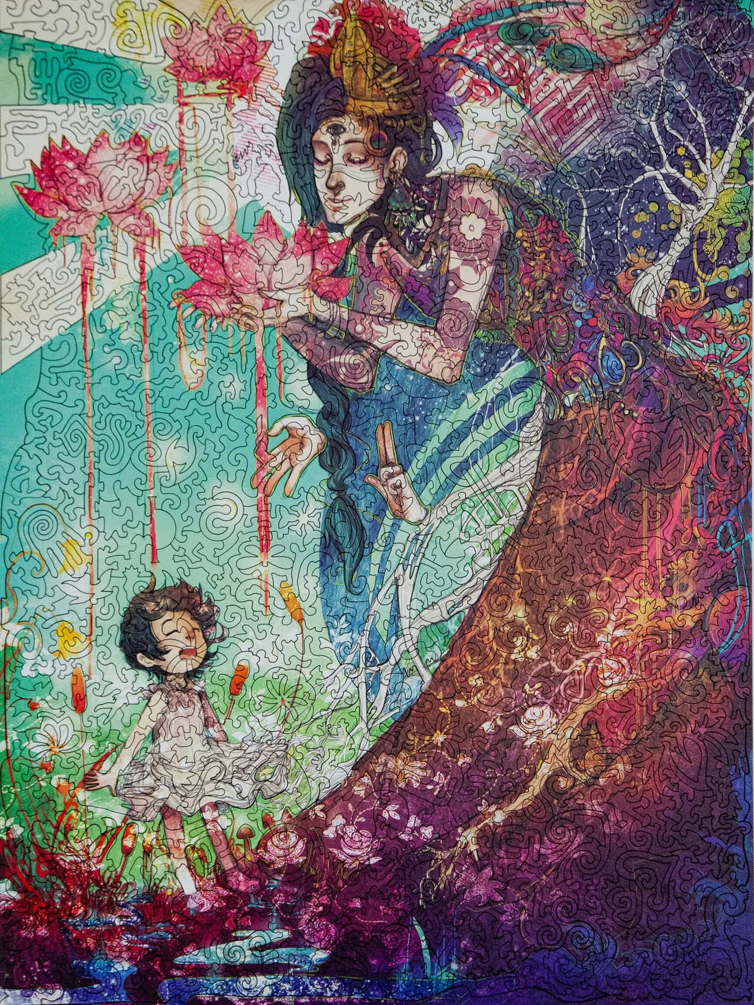 We Are the Lotus Kids by Monique Munoz Jigsaw Puzzle